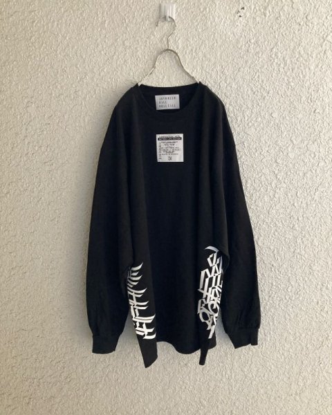 画像1: 【2月28日まで期間限定30%OFF】JUVENILE HALL ROLLCALL　2185 ARBK LS TEE　BLACK (1)