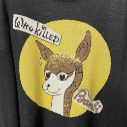 画像3: KIDILL 25AW　KL914 WHO KILLED BAMBI PULLOVER　BLACK