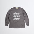 画像1: 【2月28日まで期間限定20%OFF】SAVE SHOCK　FAVORITE FOODS LS T　CHARCOAL (1)