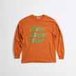 画像1: 【2月28日まで期間限定20%OFF】SAVE SHOCK　FAVORITE FOODS LS T　ORANGE (1)