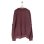 画像4: el conductorH　PD24AC04 PIGMENT DYE COTTON CREWNECK SWEATER 'PENTAGRAM　MAROON (4)