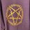 画像2: el conductorH　PD24AC04 PIGMENT DYE COTTON CREWNECK SWEATER 'PENTAGRAM　MAROON (2)