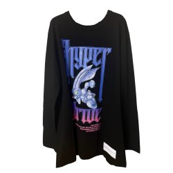 画像1: beauty:beast　bb-32205 L/S TEE (DARK KNIGHT)　BLACK