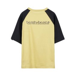 画像2: beauty:beast　bb-32101 S/S TEE (PRIMO)　BLACK×YELLOW