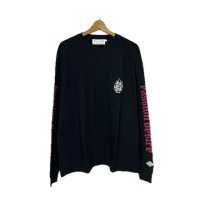 el conductorH COTTON LONG SLEEVE T-SHIRT'CHAIN BK