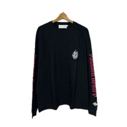 画像1: el conductorH COTTON LONG SLEEVE T-SHIRT'CHAIN BK