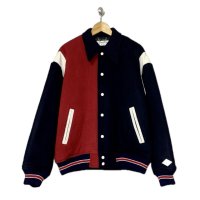 el conductorH MELTON PEAL PIPING VARSITY JKT MULTI