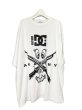 画像1: 【2月28日まで期間限定40%OFF】KIDILL　KL762 SHORT SI FEVE WIDE TEE COLLAB WITH DC SHOES ANARCHY／WHITE (1)