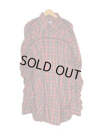 KIDILL 23SS KL693 GATHERED SHIRT RED CHECK