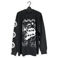 【予約発売（2025年2月入荷予定）】KIDILL 25SS　KL954 MUTANT FREAK LONG SLEEVE T-SHIRT HARD WASH HO99O9 COLLABORATION　WASHED BLACK