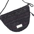 画像2: Azuma.　25SH-AC-01 SAKIAMI CRUST BUMFLAP BAG　BLACK (2)