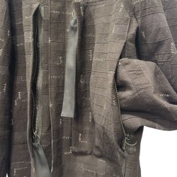 画像3: 【予約発売（2025年3月入荷予定）】Azuma.　25SH-SH-02 CRAST JACQUARD HELI CREW SHIRT　BLACK