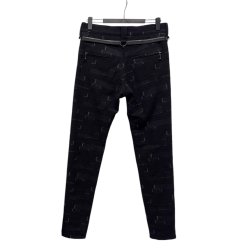 画像2: 【予約発売（2025年3月入荷予定）】Azuma.　25SH-PT-02 CRAST JACQUARD PANTS　BLACK