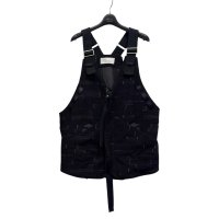 【予約発売（2025年3月入荷予定）】Azuma.　25SH-VE-01 CRAST JACQUARD FIELD VEST　BLACK