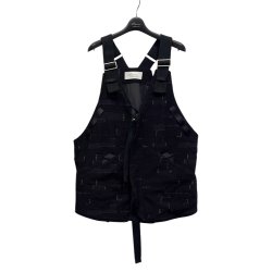 画像1: 【予約発売（2025年3月入荷予定）】Azuma.　25SH-VE-01 CRAST JACQUARD FIELD VEST　BLACK