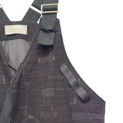 画像3: 【予約発売（2025年3月入荷予定）】Azuma.　25SH-VE-01 CRAST JACQUARD FIELD VEST　BLACK