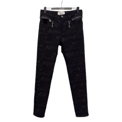 画像1: 【予約発売（2025年3月入荷予定）】Azuma.　25SH-PT-02 CRAST JACQUARD PANTS　BLACK