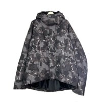 beauty:beast bb-42005 PIXEL CAMOUFLAGE PUFFER JACKET BLACK