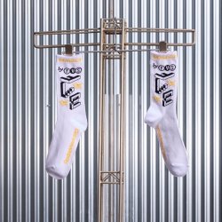 画像1: 【予約発売（2025年2月〜4月入荷予定）】FlexibleVisual SPCE™ 25SS　FVS33 Basic Socks W1 (FVS)　WHITE