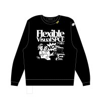 【予約発売（2025年2月〜4月入荷予定）】FlexibleVisual SPCE™ 25SS　FVS26 FVS Sweatshirt　BLACK