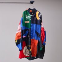 【予約発売（2025年2月〜4月入荷予定）】BODYSONG.  25SS　BS250403 PATCHWORK MIL COAT MADE BY DISASSEMBLING AND RECONSTRUCTING A VINTAGE COACH JACKET　MIX