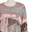 画像5: rurumu: 24AW rrm24AW-KN04 ribbon embroidery damaged mohair sweater　smoky pink (5)