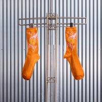 【予約発売（2025年2月〜4月入荷予定）】FlexibleVisual SPCE™ 25SS　FVS32 Basic Socks O1 (SPCE)　ORANGE