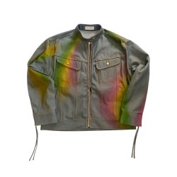 画像1: 【予約発売（2025年2月〜3月入荷予定）】LIBRIO MENDONÇA  25SS　DENIM JACKET / GRAY THERMOGRAPHY　GRAY