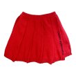 画像1: 【予約発売（2025年1月〜2月入荷予定）】LIBRIO MENDONÇA  25SS　KNIT PLEATS SKIRT　RED (1)