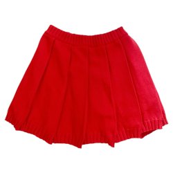 画像2: 【予約発売（2025年1月〜2月入荷予定）】LIBRIO MENDONÇA  25SS　KNIT PLEATS SKIRT　RED