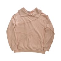 【予約発売（2025年1月〜2月入荷予定）】LIBRIO MENDONÇA  25SS　"B"SWITCHING HOODIE　PINK