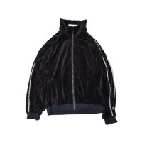 【予約発売（2025年3月入荷予定）】el conductorH 25SS　PEARL PIPING VELOURS TRACK JKT　BK