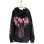 画像4: emary　Damaged Luv bite hoodie　BLACK PINK (4)