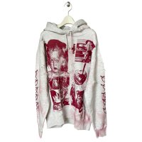 emary　Damaged Luv bite hoodie　ASH