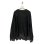 画像4: blank　BURNT DAMAGED LAME CARDIGAN 　BLACK (4)