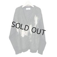 【1月15日まで会員様限定20%OFF】Azuma.　24AH-KN-01 MEMBER JACQUARD CARDIGAN BLACK