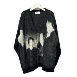 画像2: Azuma.　24AH-KN-01 MEMBER JACQUARD CARDIGAN BLACK