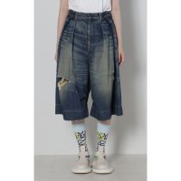 【予約発売（2025年2月入荷予定）】BASE MARK　Crash Wide Half Tucked DENIM　BLUE