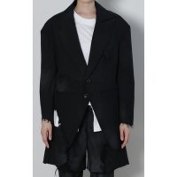 【予約発売（2025年2月入荷予定）】BASE MARK　Crashed Wool JK　BLACK