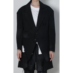 画像1: 【予約発売（2025年2月入荷予定）】BASE MARK　Crashed Wool JK　BLACK