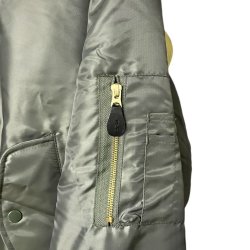 画像4: beauty:beast　LOGO TAPE RE-MAKE BOMBER JACKET　KHAKI