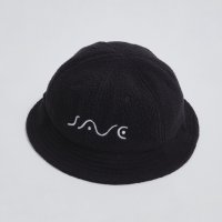 SAVE SHOCK　SAVE SNOW FLEECE HAT　BLACK