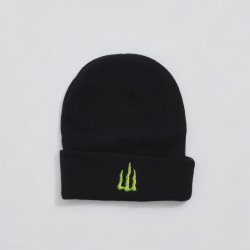 画像1: SAVE SHOCK　MOUNTAIN ENERGY BEANIE　BLACK