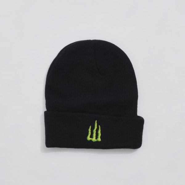 画像1: SAVE SHOCK　MOUNTAIN ENERGY BEANIE　BLACK (1)