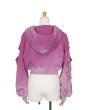 画像4: rurumu: 24AW　rrm24AW-HD01 Ainsel applique gradation hoodie　magenta (4)