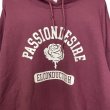 画像2: el conductorH　PD24MC02 SOURVENIR HOODIE 'ROSE　MAROON (2)