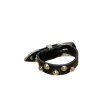 画像6: el conductorH　PD24MAC04 LEATHER TRAPEZOID STUDS BRACELET　BK (6)