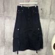 画像3: el conductorH　PD24AP02 SWITCHING DENIM CARGO SKIRT BK (3)