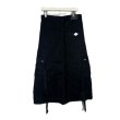 画像2: el conductorH　PD24AP02 SWITCHING DENIM CARGO SKIRT BK (2)