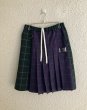 画像1: JUVENILE HALL ROLLCALL　2115 VFCK CMP (FD BEAG) KILT　GREEN/PURPLE (1)